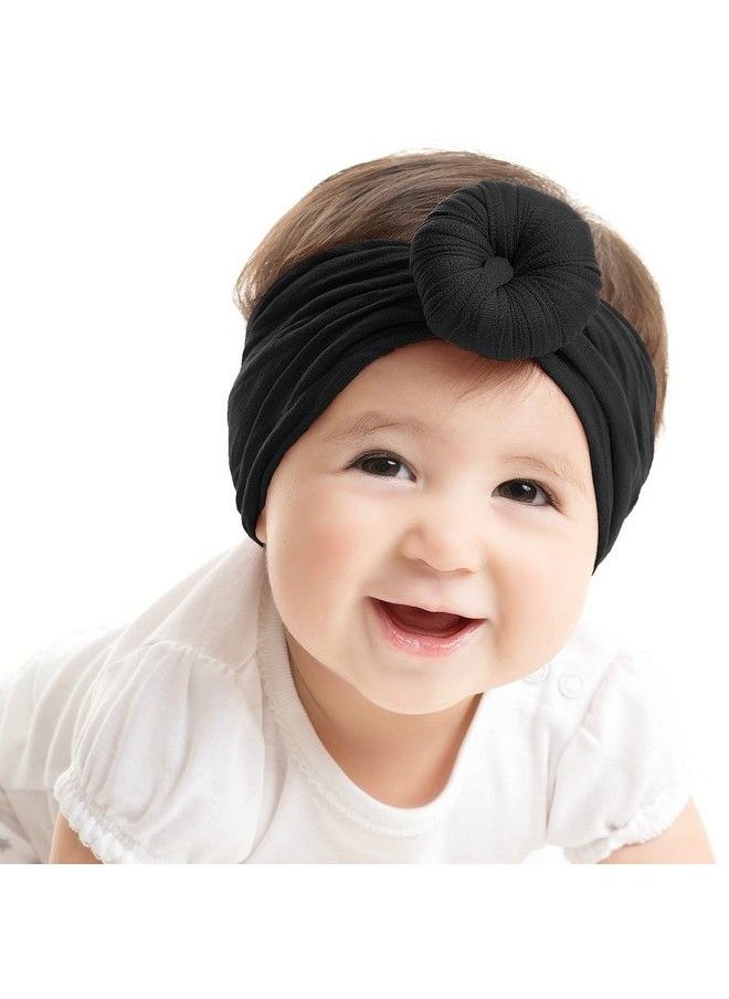 Baby Girls Cotton Turban Wrap Headbands Hairbands Hair Accessories Soft Ball Headband Elastic Newborn Infant Toddlers Kids 03 Years (Black) - pzsku/Z983CA52AECD652EBC7A4Z/45/_/1692786016/2847e7b7-b5ad-4053-b904-37697b0507ba