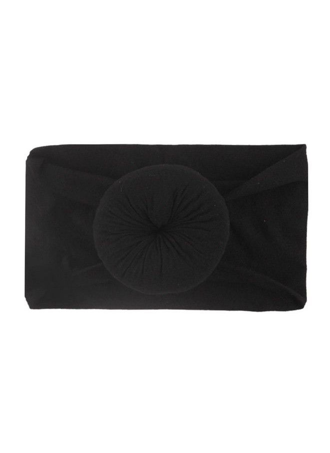 Baby Girls Cotton Turban Wrap Headbands Hairbands Hair Accessories Soft Ball Headband Elastic Newborn Infant Toddlers Kids 03 Years (Black) - pzsku/Z983CA52AECD652EBC7A4Z/45/_/1692786019/3cbe165d-43ea-4639-8da0-1057dff2becb