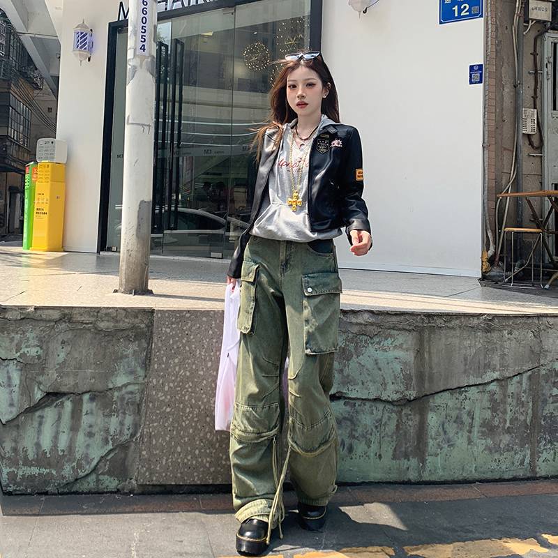 Unisex Classic Denim Jeans Loose Fit Daily Outdoor Wear - Image 4