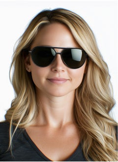 flâneur Flaneur Polarized Aviator Sunglasses - UV Protection Shades, Lightweight, Trendy Sunglasses for Women & Men, Scratch-Resistant, Designer Eyewear Accessories, Fashion Goggles with Polarized Lens  - Image 2
