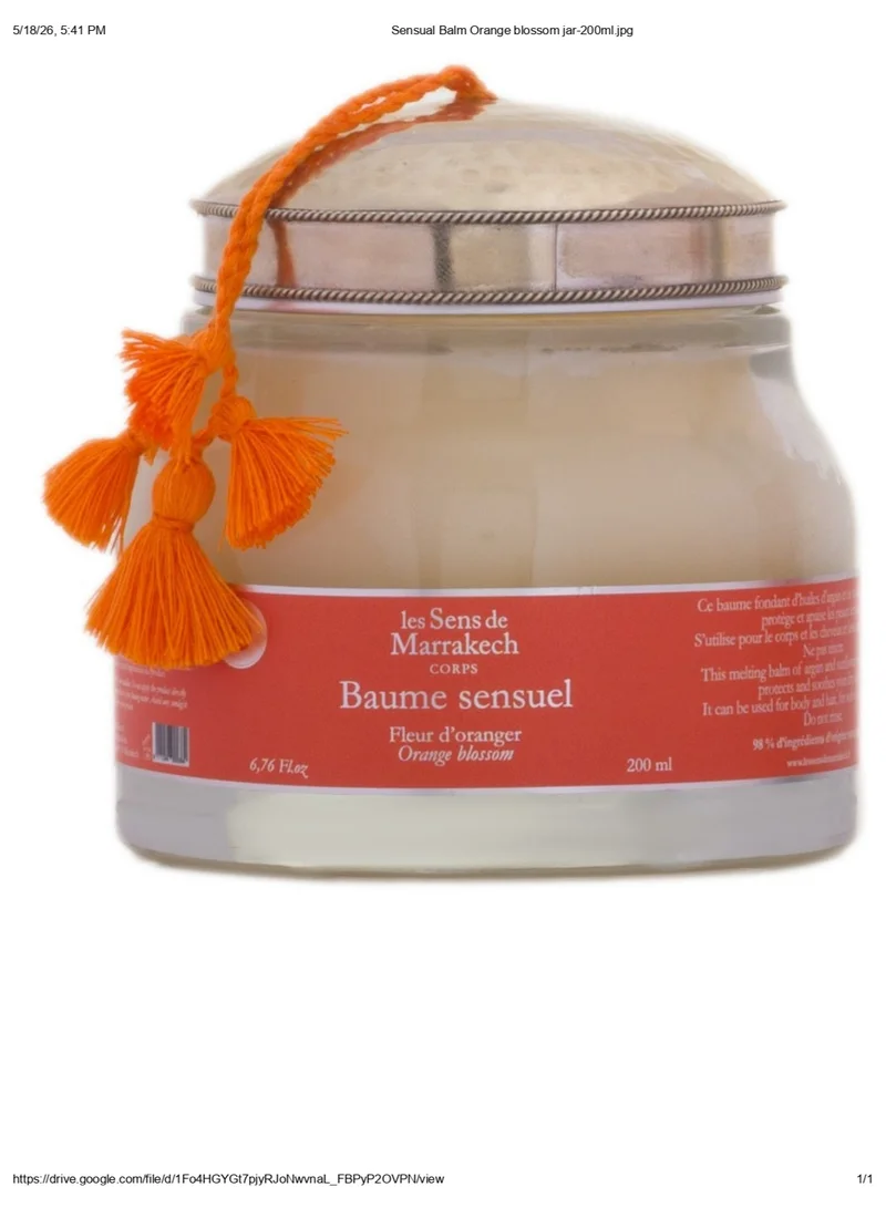 Sensual Balm  Orange Blossom 200 Ml