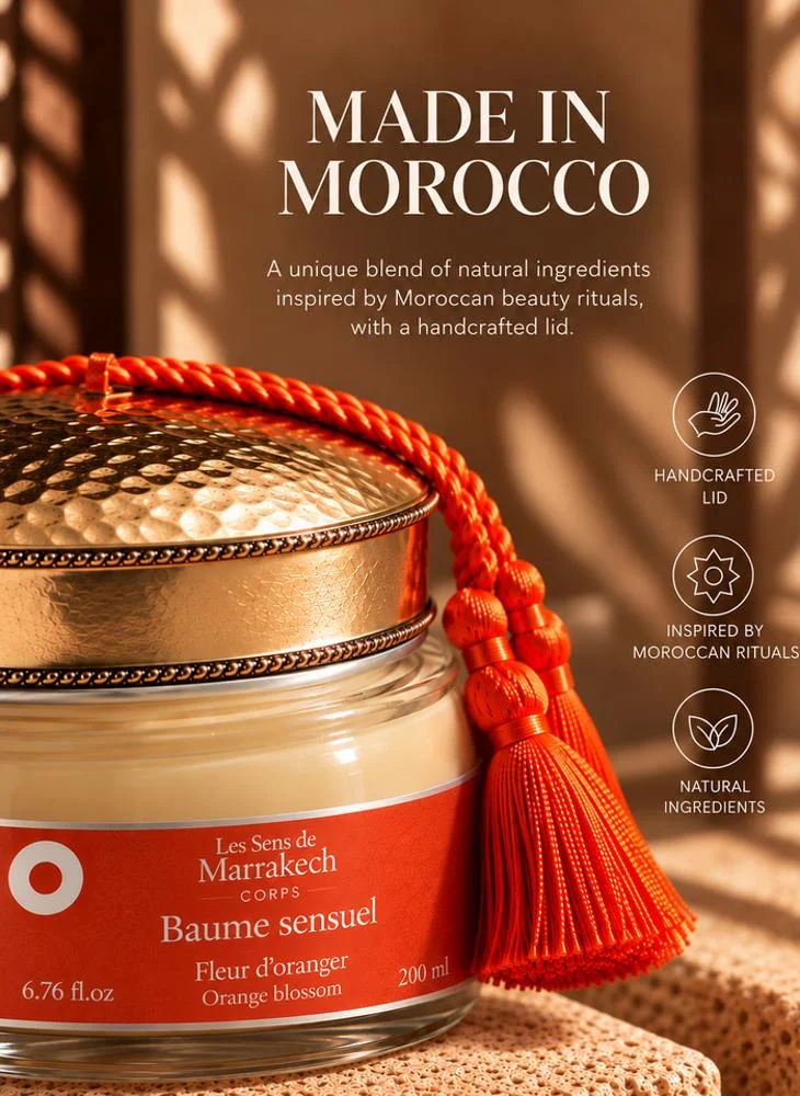 Les Sens De Marrakech  Sensual Balm Orange Blossom 200 ml  | Best Price UAE