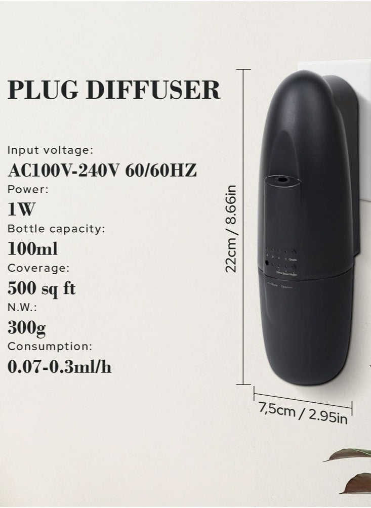 Joshberg - Plug in Essential Oil Diffuser, Up to 500 Sq. FT Coverage,  Wall Aromatherapy Diffuser Air Perfumeing Device for Home and Office - Image 1