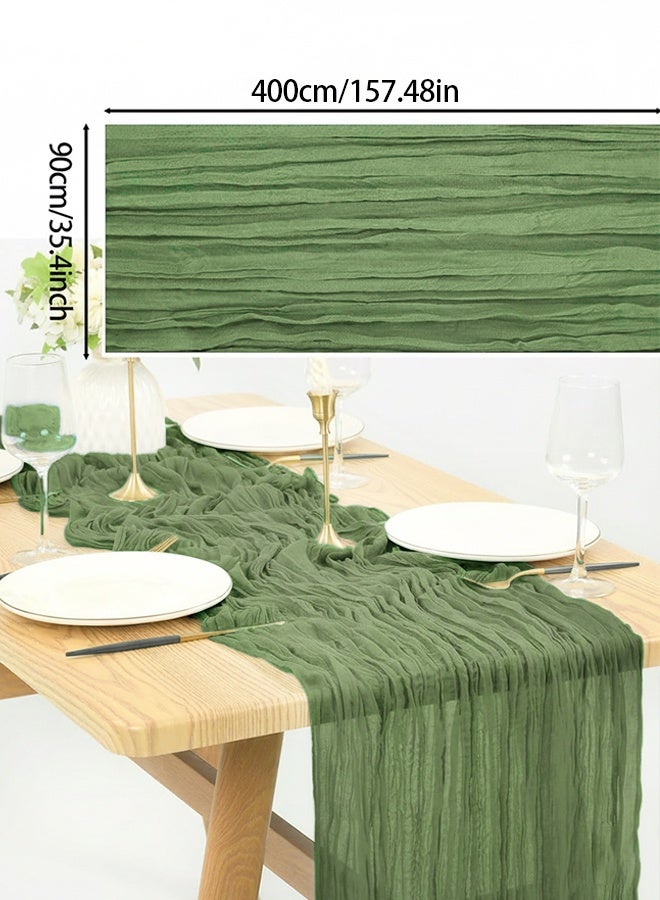 القماش القطني الجدول عداء ، شفافة مفرش طاولة ، بوهو الزفاف ديكور ل حفل زفاف الزفاف دش عيد ميلاد ، 90 * 400 سنتيمتر - Image 5