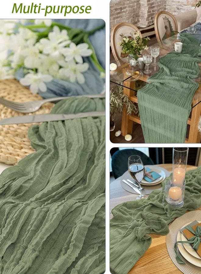 القماش القطني الجدول عداء ، شفافة مفرش طاولة ، بوهو الزفاف ديكور ل حفل زفاف الزفاف دش عيد ميلاد ، 90 * 400 سنتيمتر - Image 2