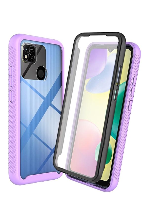 Green Tiger Xiaomi Redmi 10A 9C Starry Sky Full Body Hybrid Shockproof Phone Case Light Purple - Image 1