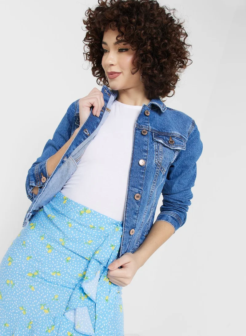 NEW LOOK Pocket Detail Button Down Jacket