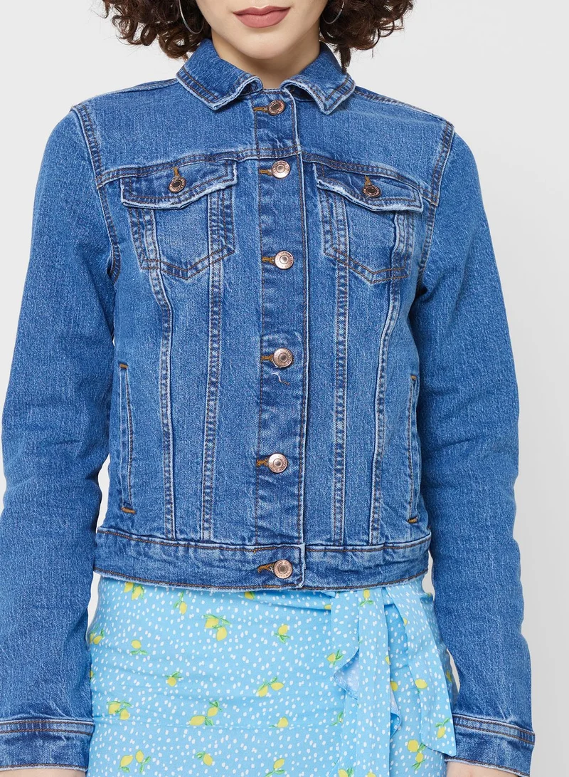NEW LOOK Pocket Detail Button Down Jacket