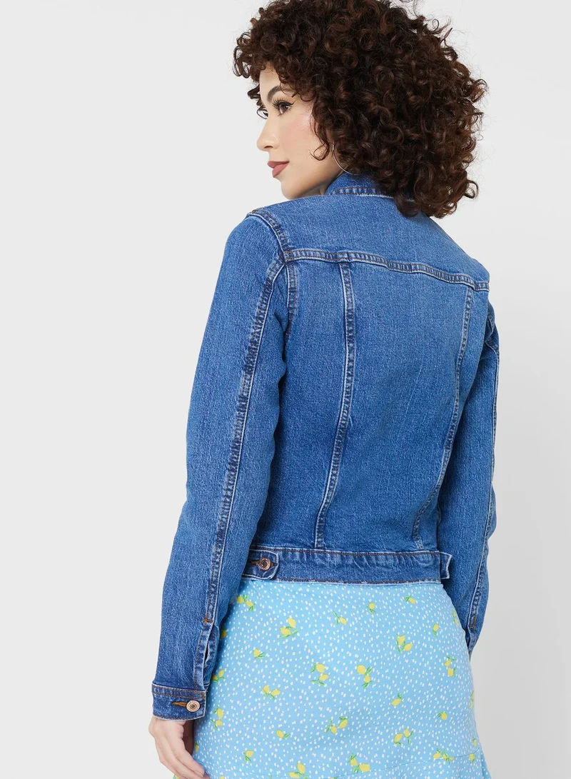 NEW LOOK Pocket Detail Button Down Jacket