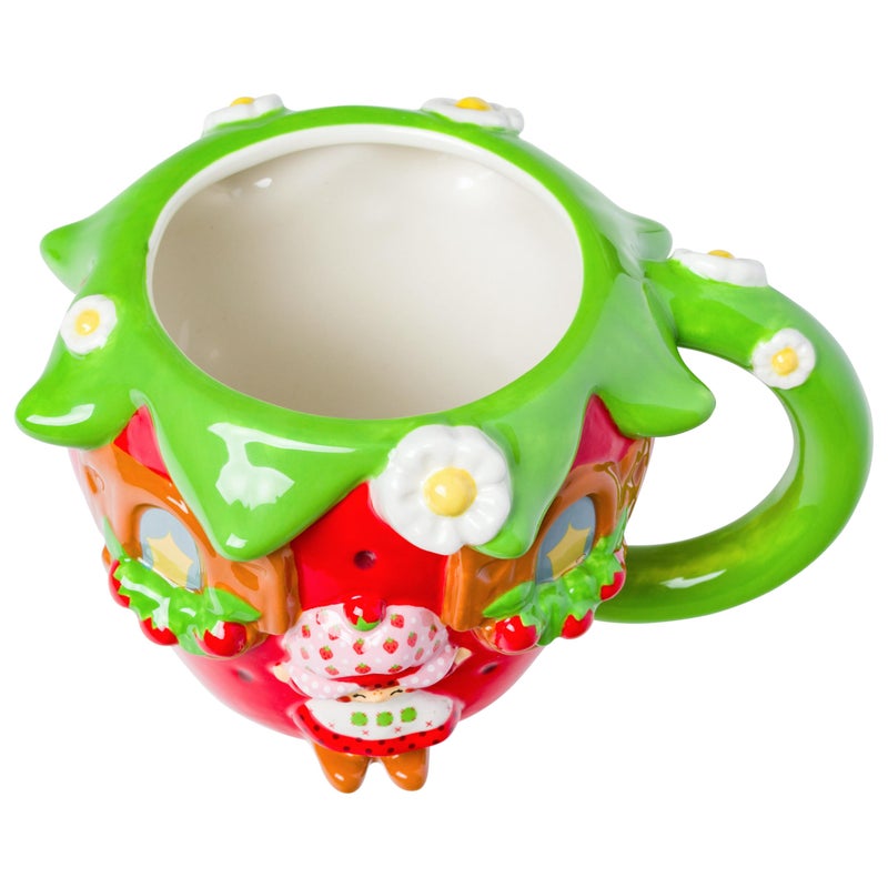 Silver Buffalo Strawberry Shortcake Vintage Cake Ceramic 3D Sculpted Mug, 20 Ounces - Image 2