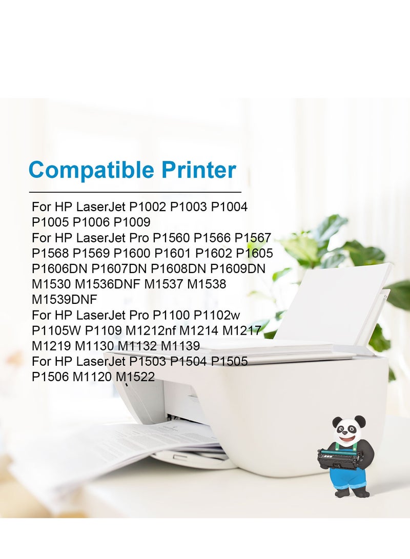 ASTA 4PCS 35A Compatible Toner Cartridge CB435A For HP LaserJet P1002 P1003 P1004 P1005 P1006 P1009 Printer CB B 435 35 A Laser Jet Replacement Office Consumable pr Premium Printing Professional Print - Image 2