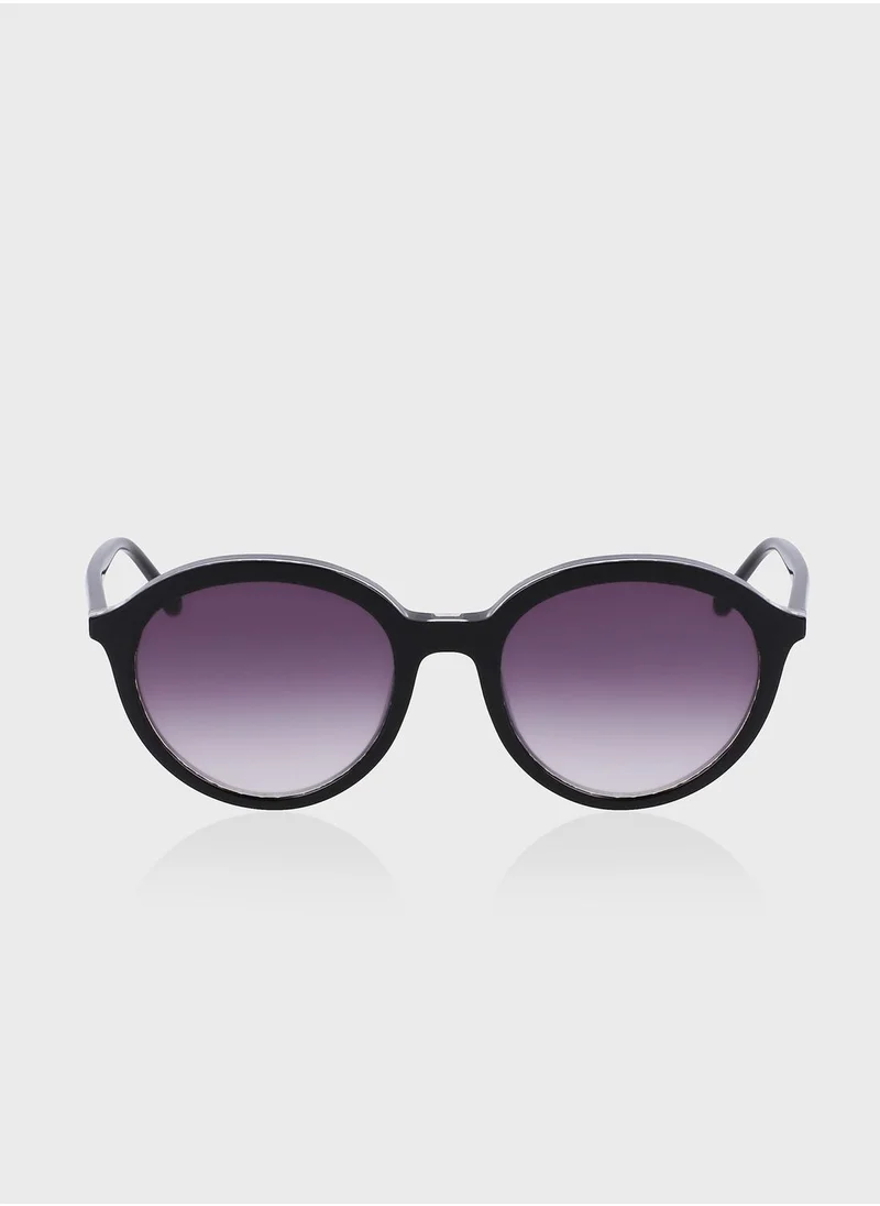 Donna Karan Round Sunglasses