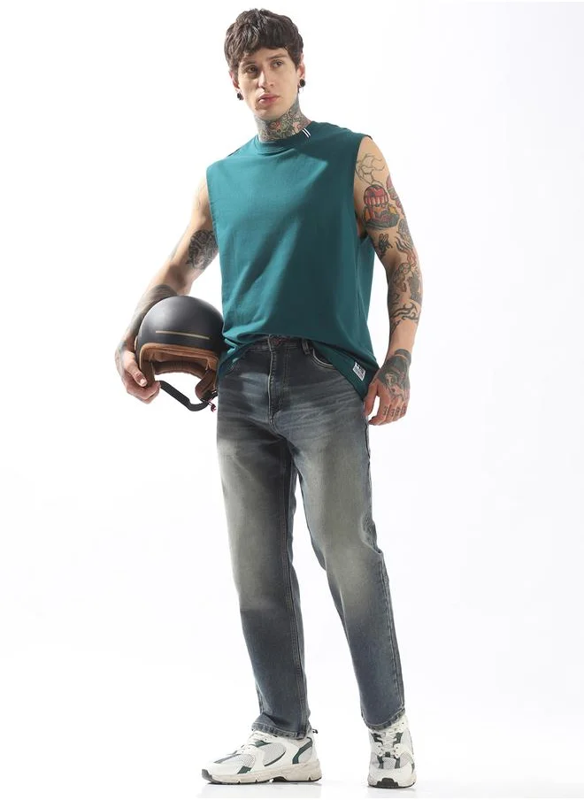 HIGH STAR Blue Jeans Plain Button Woven Full Mid-rise for Men – Make every day iconic
