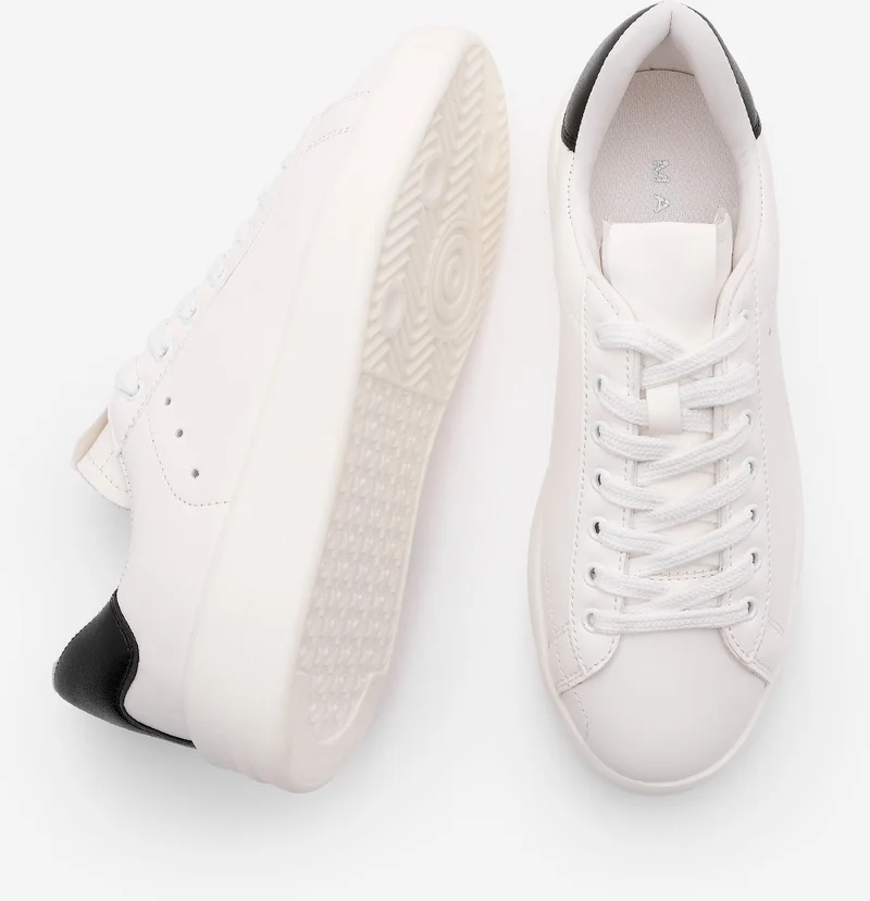 MARJIN Women's Sneaker Thick Sole Lace-Up Sports Shoes Dopre