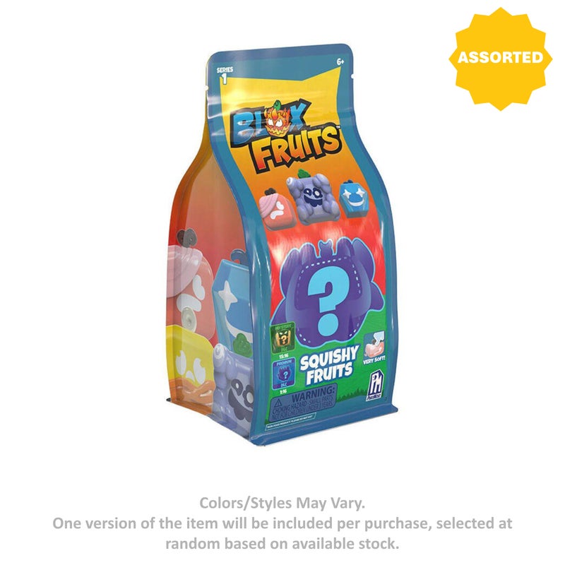Blox Fruits Series 1 Squishy Fruits Blind Bag (6.35 cm, Assorted) - Image 1