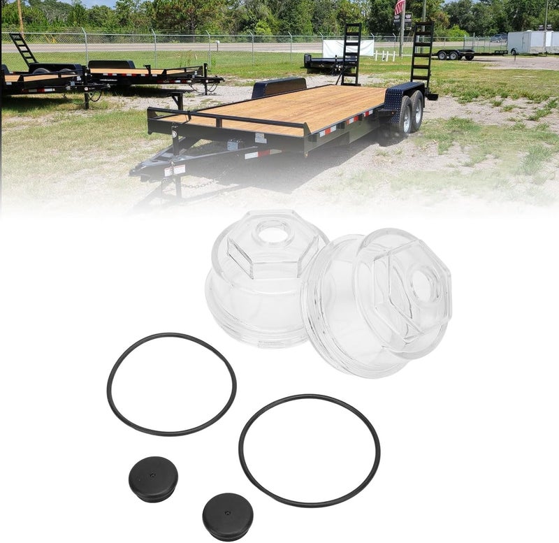 Oil Bath Caps Kit for Trailer, 3.75 Inch Dust Caps 12011-1, Axles 9-16K 1996 - Prevent Dust, Water, Contaminants - Image 3