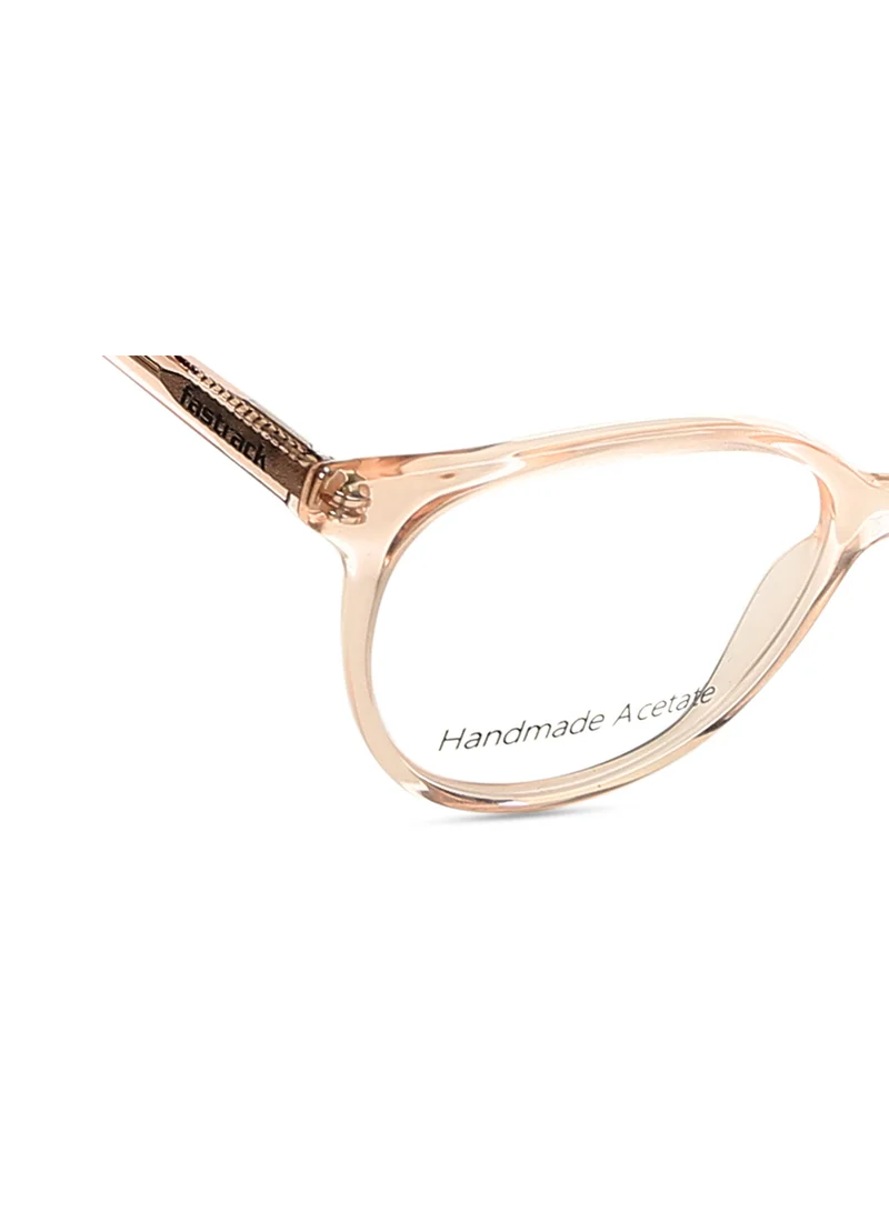 fastrack Orange Round  Rimmed Eyeglasses