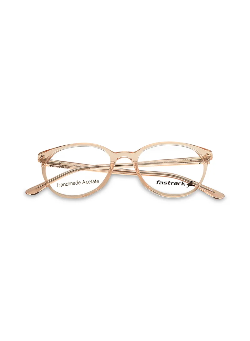 fastrack Orange Round  Rimmed Eyeglasses