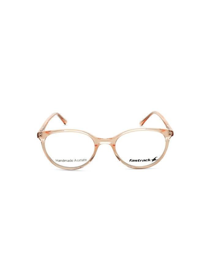 fastrack Orange Round  Rimmed Eyeglasses - Image 1