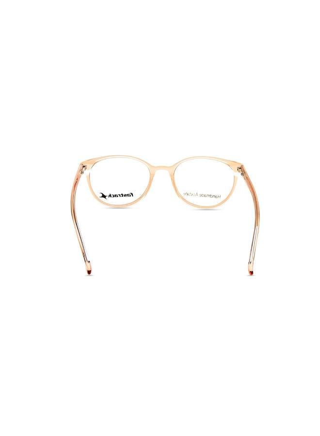 fastrack Orange Round  Rimmed Eyeglasses - Image 4
