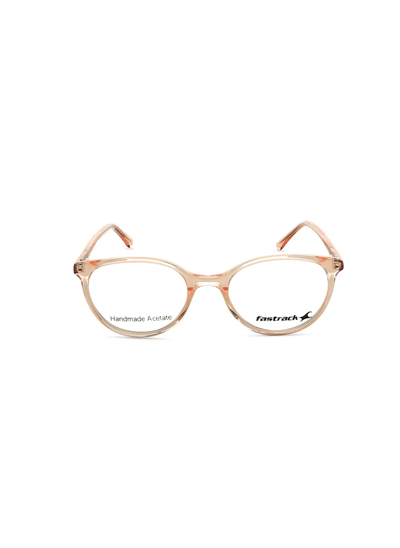 fastrack Orange Round  Rimmed Eyeglasses