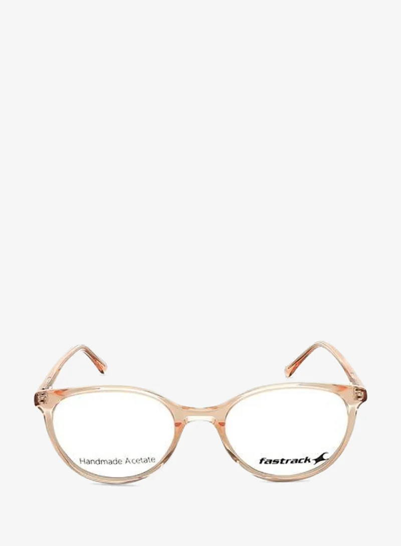 fastrack Orange Round  Rimmed Eyeglasses