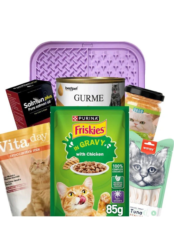 Friskies Cat Mix Bundle – Friskies Edition | Complete Variety Pack of Friskies Cat Food & Treats | Delicious & Balanced Nutrition for Cats of All Ages