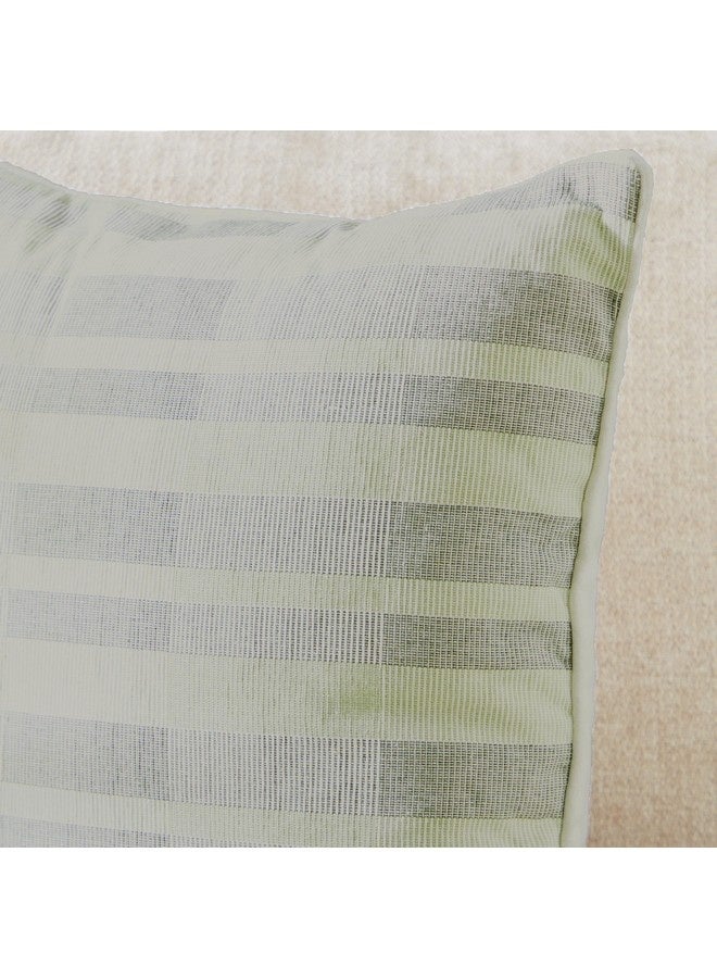 Home Box Artist Verde Yarn Dyed Box Filled Cushion 50 x 50 cm  - Image 3