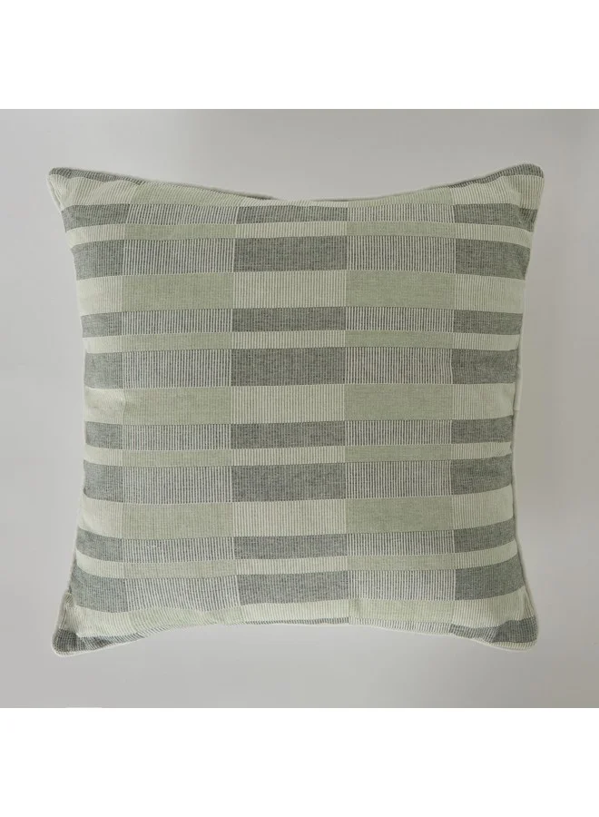 Home Box Artist Verde Yarn Dyed Box Filled Cushion 50 x 50 cm