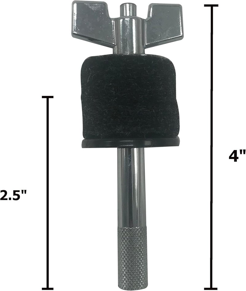 ROSS Drumheads 4 inch Cymbal Stacker (8mm thread) - ROSS Percussion - 2 Pack - Image 1