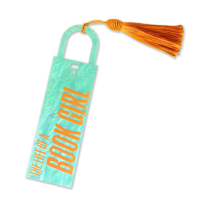 CuddleJunk The Life of A Book Girl Bookmark, Showgirl Inspired Acrylic Bookmarks for Book Lovers, ERAS Tour Gifts - Image 1