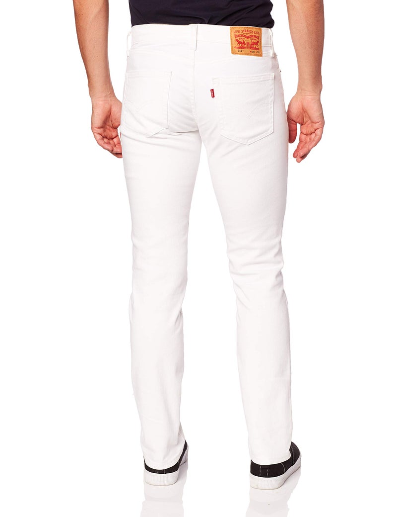 Levi's Men's 511 Slim Fit Jeans (Regular and Big & Tall), Castilleja White-Advanced Stretch (Waterless), 31W x 30L - Image 2