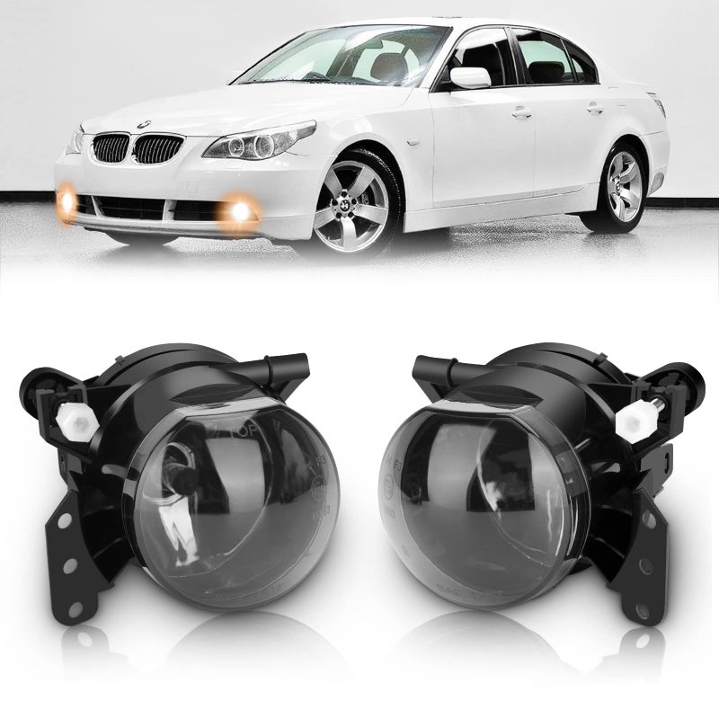 مصابيح الضباب AutoBeeDen لسيارات BMW E60 E61 525i 525xi 530i 530xi 545i 550i E46 325Ci 330Ci E90 E91 325i 325xi 328i 328xi 330i 330xi 335d 335i 335xi E63 E64 645Ci 650i E83 X3 M3 3 5 6 سلسلة