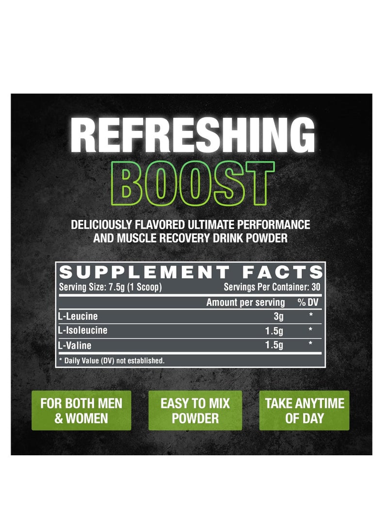 Nutrex Research BCAA Powder 6000 Post Workout Recovery & Muscle Growth Green Apple Flavour  30 Servings 237 gm  - Image 2