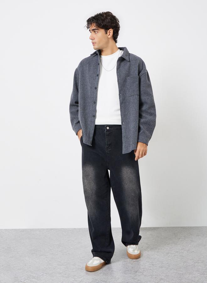 ستايلي جاكيت كوردروي بأزرار - Image 2