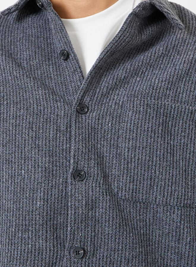 ستايلي جاكيت كوردروي بأزرار - Image 4