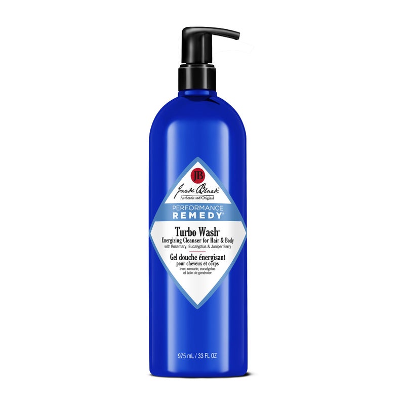 Jack Black Jack Black Turbo Wash Energizing Cleanser for Hair & Body - Mens Body Wash and Shampoo, Mens Shampoo and Body Wash, Men's Body Wash, Jack Black Body Wash for Men, Jack Black Shampoo for Men, 33 Fl Oz