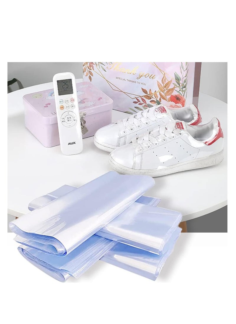 Generic Shrink Wrap Bags, PVC Clear Heat Sealer Bags, Seal Wrapping Supplies, Waterproof Odorless and Transparent, for Shoes Storage, Gifts, Remote Control, Books, DIY Crafts Packaging, 50pcs (30 * 50cm)  - Image 1