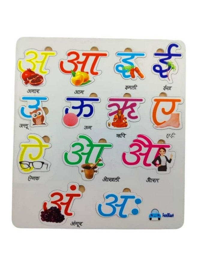 FunBlast Hindi Alphabet Learning Board- Hindi Consonant Puzzles Montessori Digital Board with Knob| Hindi Varnmala Learning Kit for Kids,Boys,Girls - Image 4