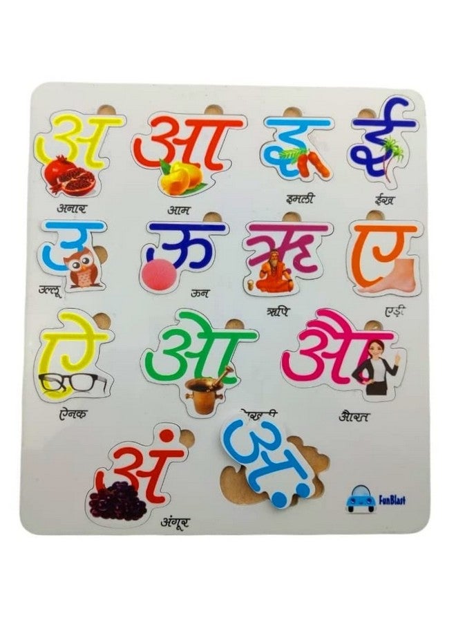 FunBlast Hindi Alphabet Learning Board- Hindi Consonant Puzzles Montessori Digital Board with Knob| Hindi Varnmala Learning Kit for Kids,Boys,Girls - Image 5