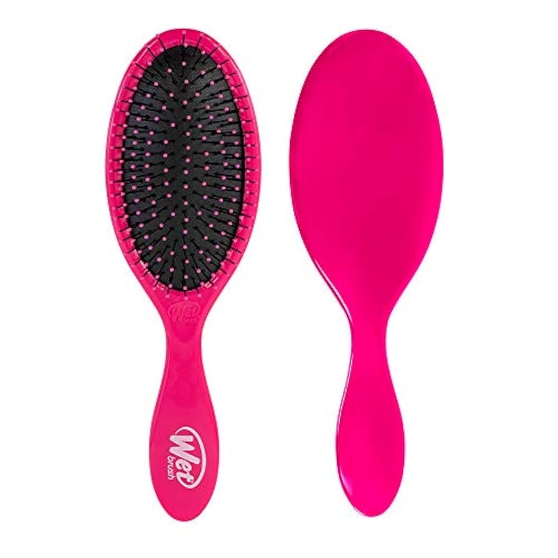 Wet Brush Original Detangler Hair Brush - Punchy Pink - Exclusive Ultra-soft IntelliFlex Bristles - Glide Through Tangles With Ease For All Hair Types - For Women, Men, Wet And Dry Hair - Image 3