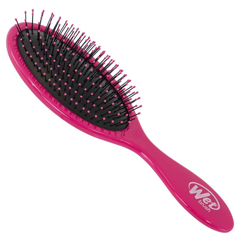 Wet Brush Original Detangler Hair Brush - Punchy Pink - Exclusive Ultra-soft IntelliFlex Bristles - Glide Through Tangles With Ease For All Hair Types - For Women, Men, Wet And Dry Hair - Image 1