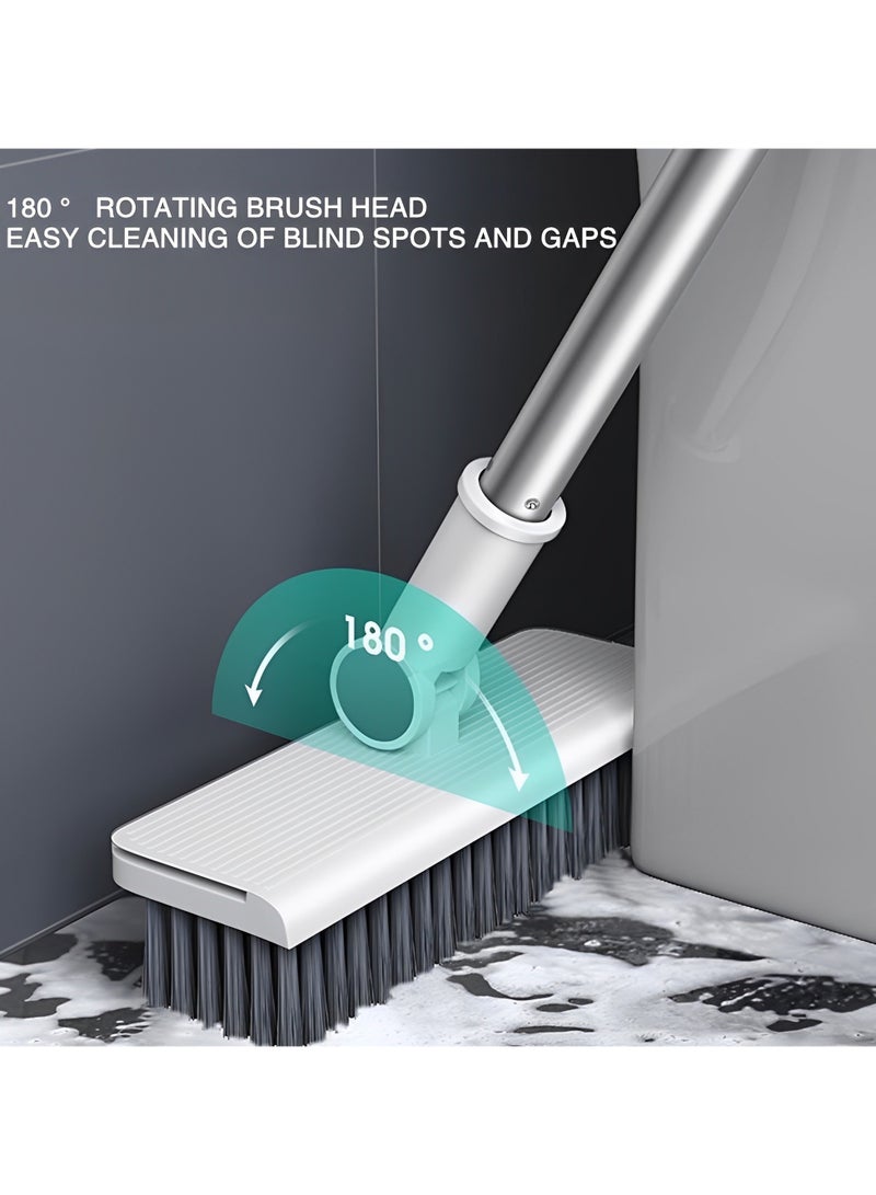 بيوينتي مجموعة مكنسة وجاروف بيوينتي  مكنسة ثلاثية في واحد مع جاروف  مجموعة مكنسة وجاروف بمقبض طويل  مكنسة وجاروف للتنظيف  مكنسة دفع للاستخدام الداخلي والخارجي  مكانس مثالية للمنزل والمطبخ والغرفة والمكتب والردهة والأرضية - Image 4