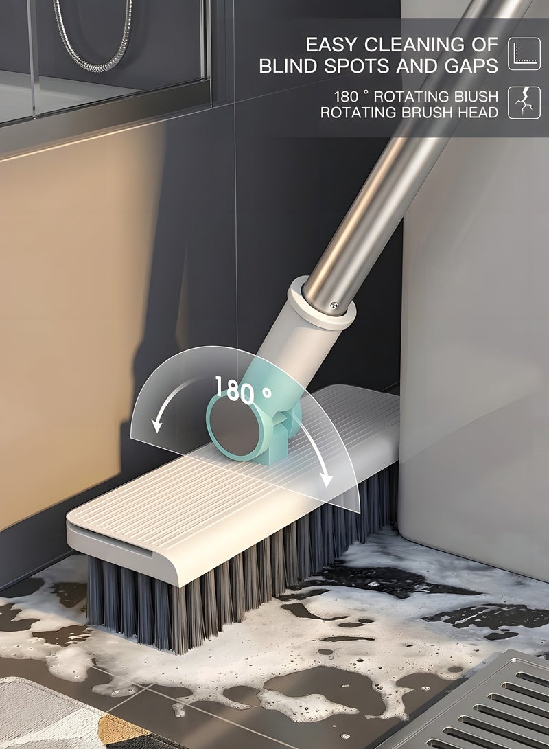 بيوينتي مجموعة مكنسة وجاروف بيوينتي  مكنسة ثلاثية في واحد مع جاروف  مجموعة مكنسة وجاروف بمقبض طويل  مكنسة وجاروف للتنظيف  مكنسة دفع للاستخدام الداخلي والخارجي  مكانس مثالية للمنزل والمطبخ والغرفة والمكتب والردهة والأرضية - Image 4