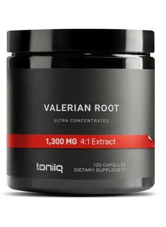 Toniiq Valerian Root 1,300mg 120 Capsules  - Image 1