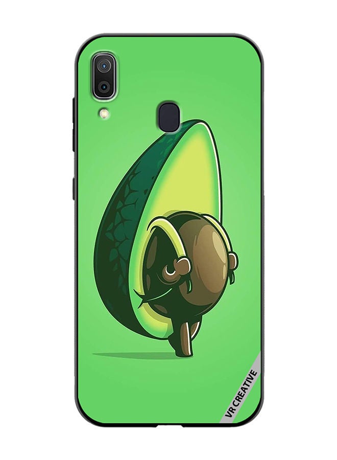 VR CREATIVE Protective Case Cover For Samsung Galaxy A30 Avocado Design Multicolour - Image 1