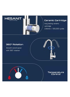 HESANIT خلاط صنبور حوض المطبخ ببخاخ قابل للسحب باللون الذهبي - pzsku/Z983E142E04AEB8183A0BZ/45/_/1709379642/0ef15015-34da-4816-b3ed-eb8810319b8f