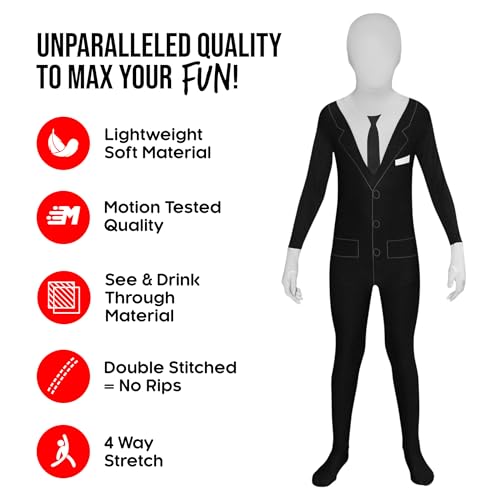 Morphsuits Slender Man Kids Morphsuit Costume size Small 34310 102cm118 cm - Image 5