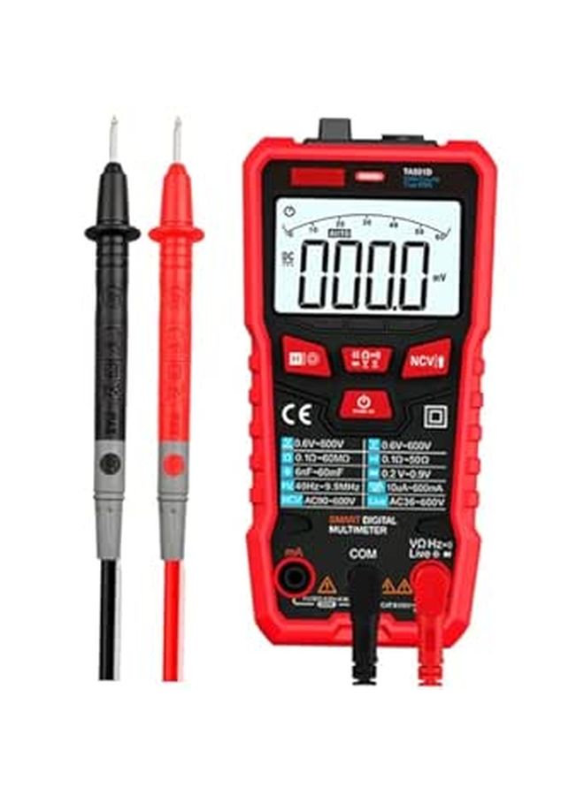 Digital Multimeter with Flashlight Auto Ranging Voltage Tester Portable Electrical Repair Tool - Image 1