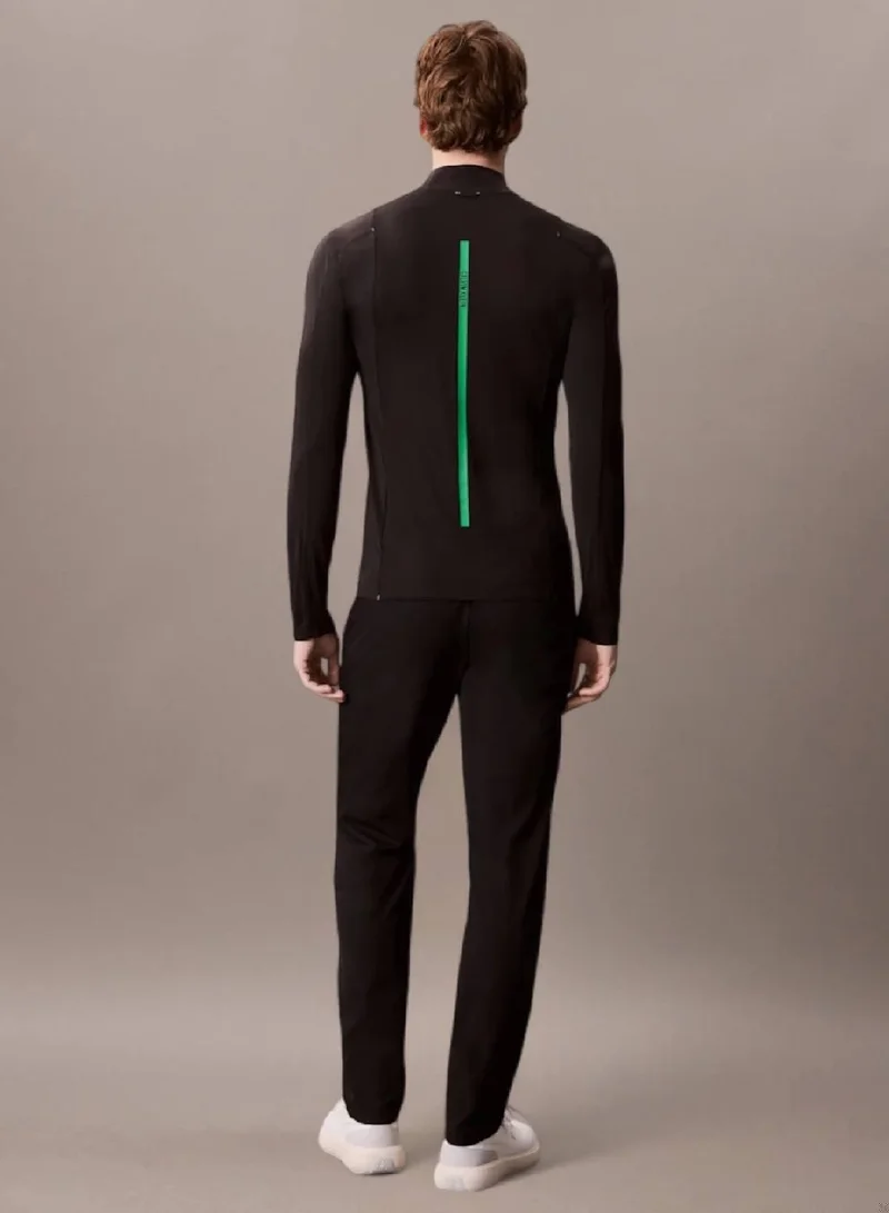 CALVIN KLEIN 1/4 Zip Gym T-shirt